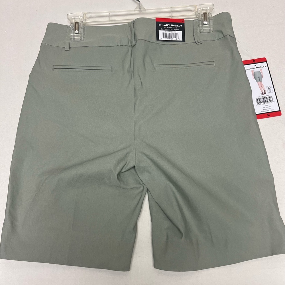 NWT Hilary Radley Sage Green Golf/Walking Shorts
Size M. - Picture 2 of 4